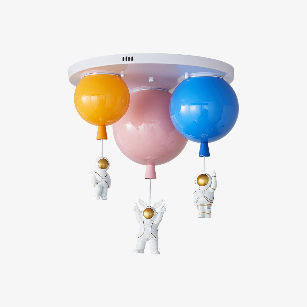 Lustra Plafonnier Astronaute Métal
