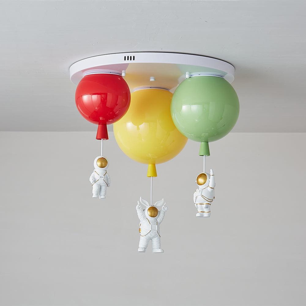 Lustra Plafonnier Astronaute Métal