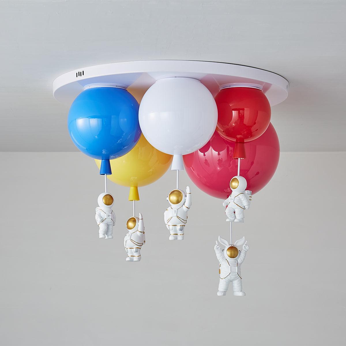 Lustra Plafonnier Astronaute Métal