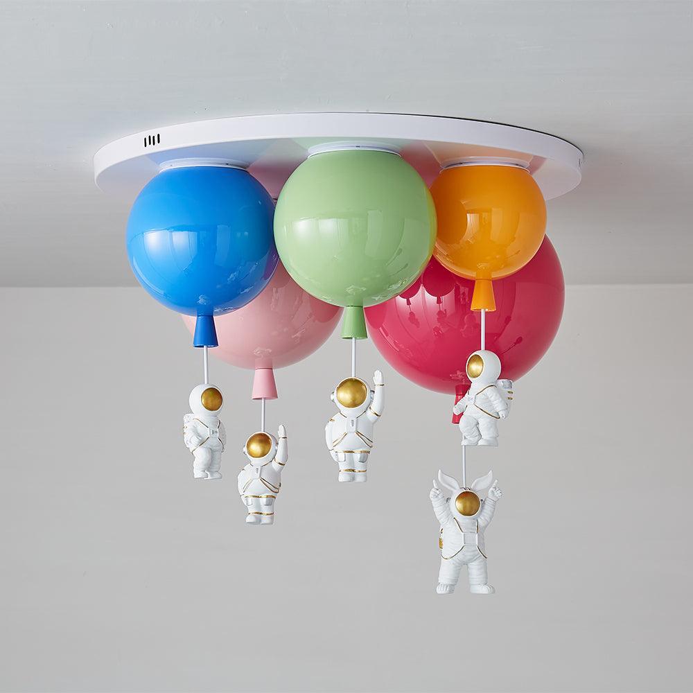 Lustra Plafonnier Astronaute Métal