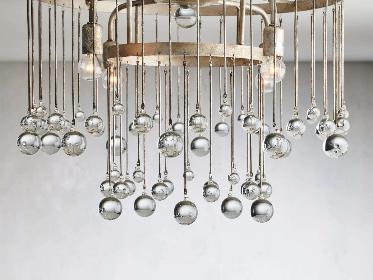 Fljotuvyo Postmodern Luxe Laiton Cristal Montage Encastré Plafonnier