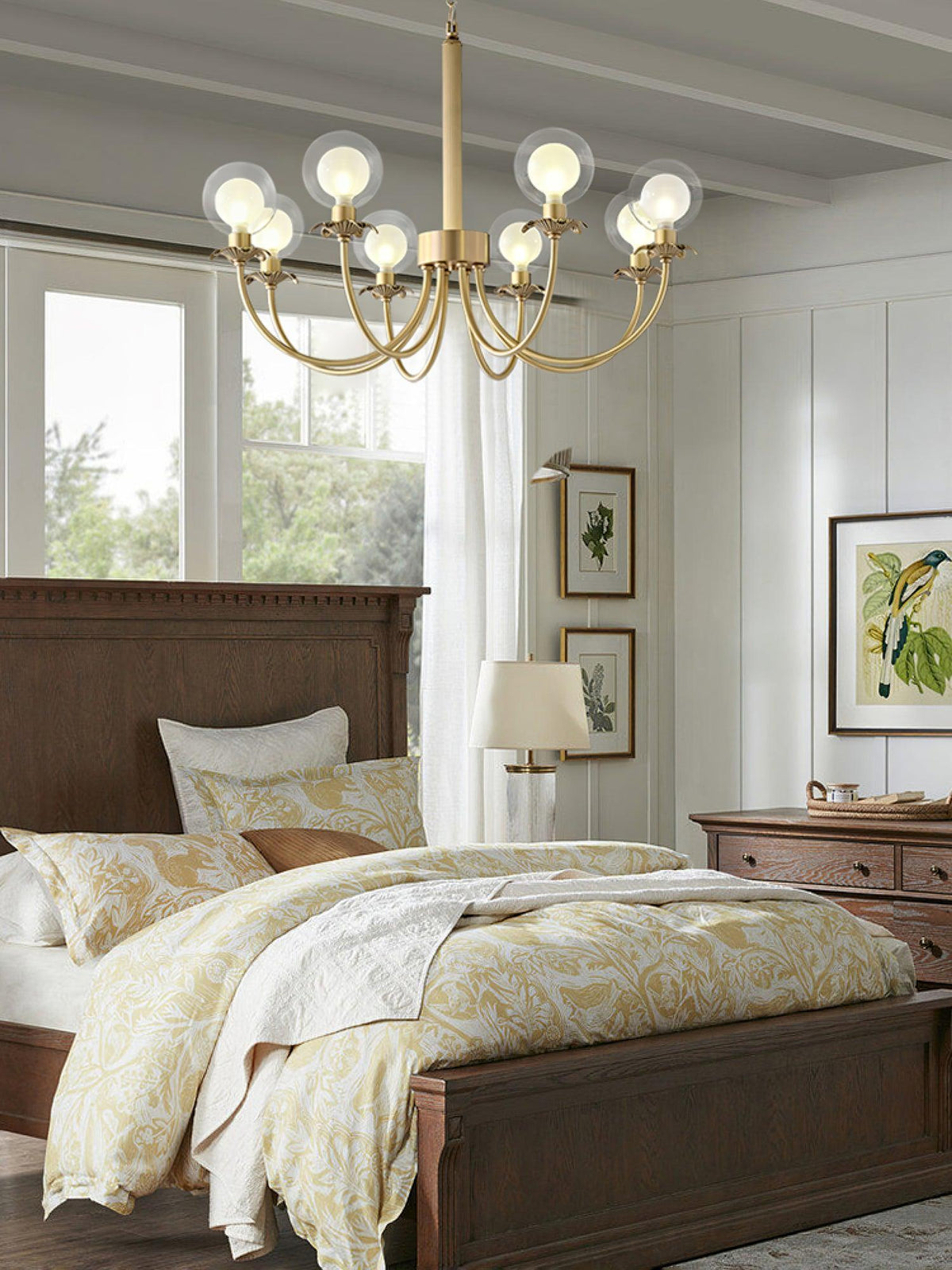Crown Lustre en Verre Classique