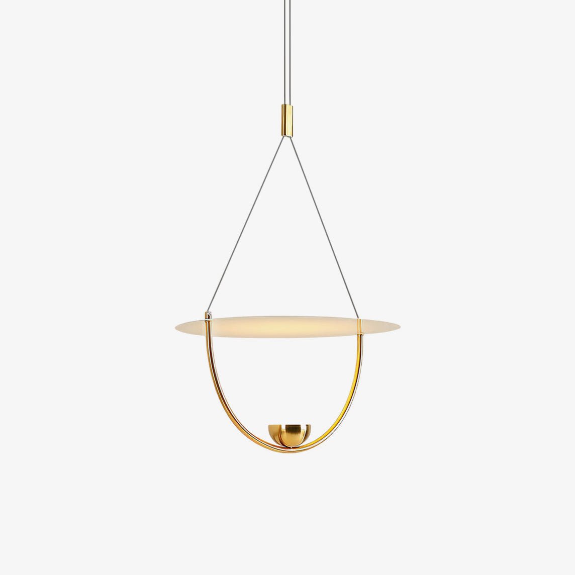 Vecaros Moderne Minimaliste Disque Pendentif Lampe