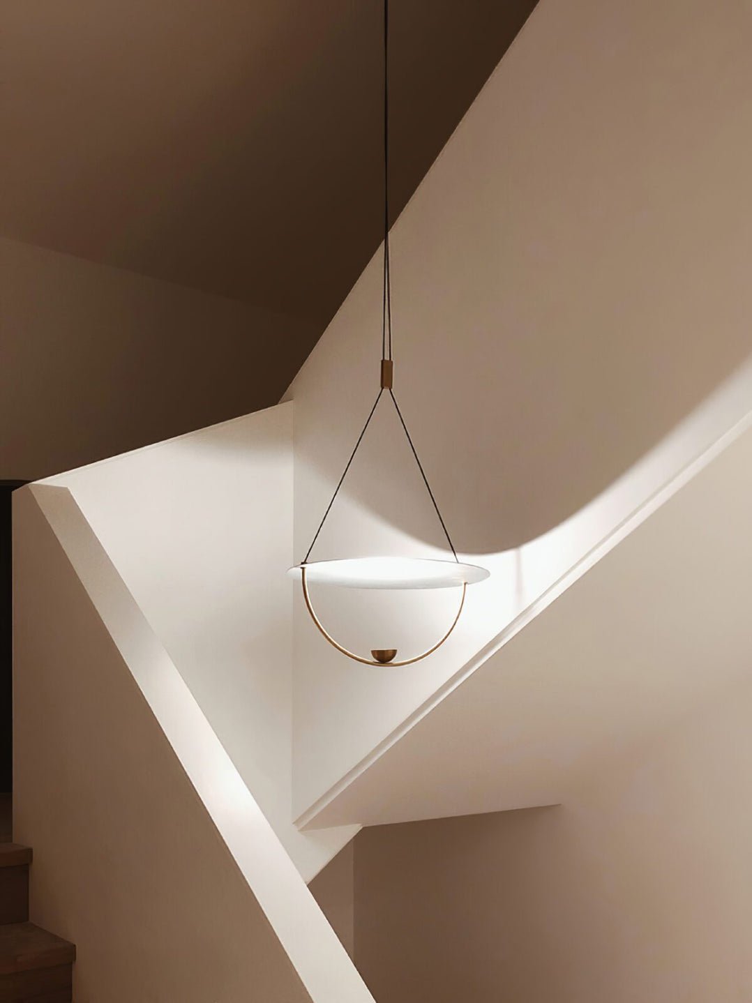Vecaros Moderne Minimaliste Disque Pendentif Lampe