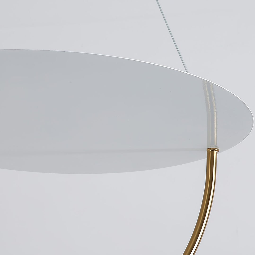 Vecaros Moderne Minimaliste Disque Pendentif Lampe