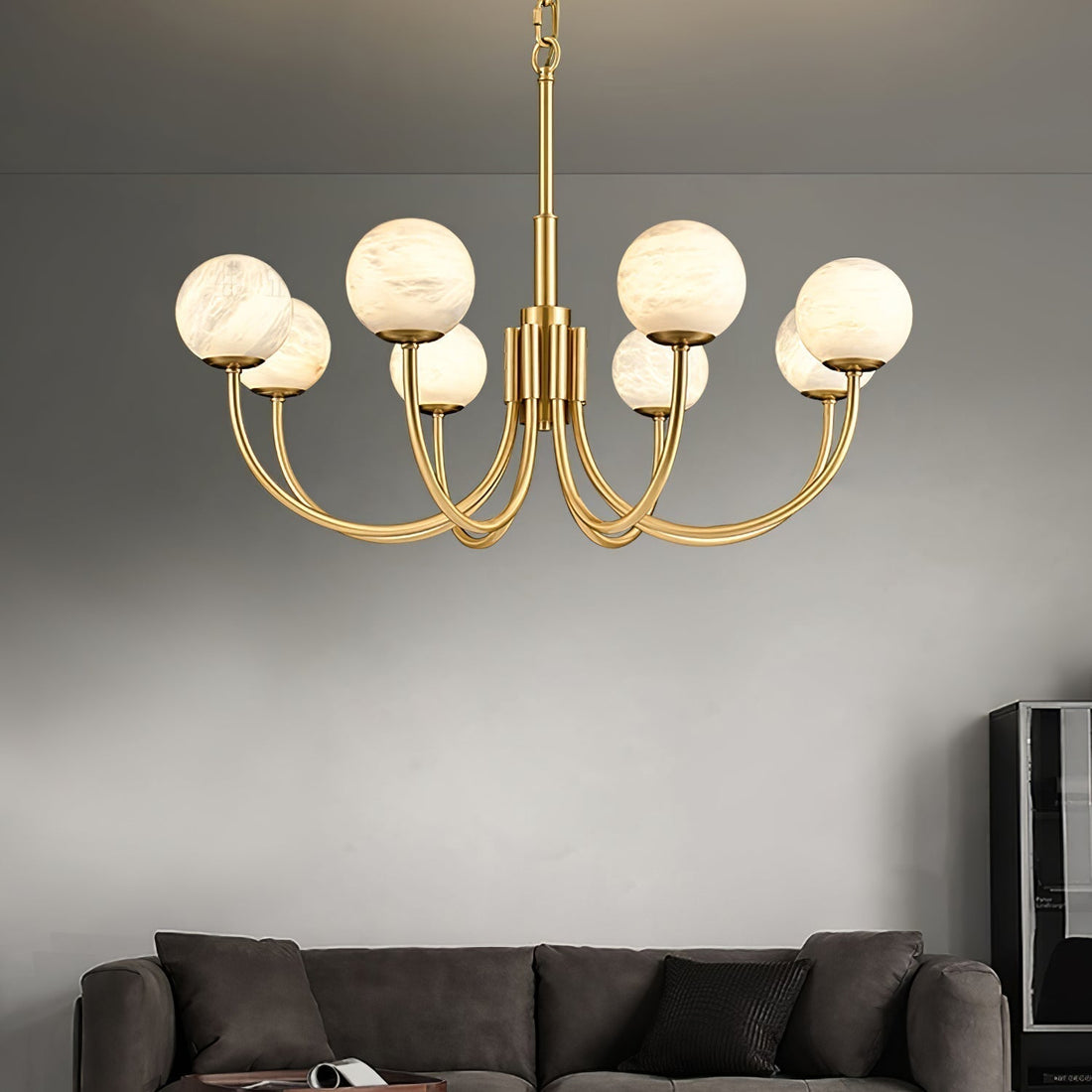 Alira Lustre Vintage en Albâtre