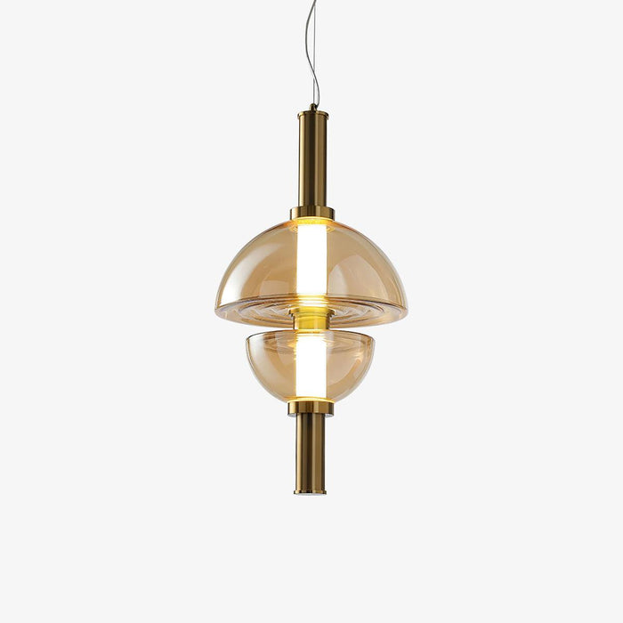 Aura Suspension en Verre Contemporaine