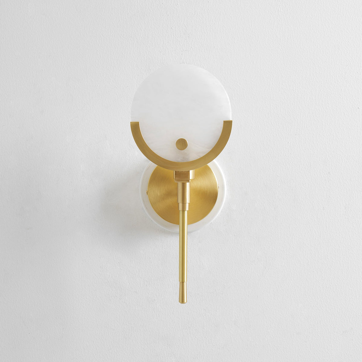 Ljomuvyo Moderne Minimaliste Laiton Albâtre Applique Murale