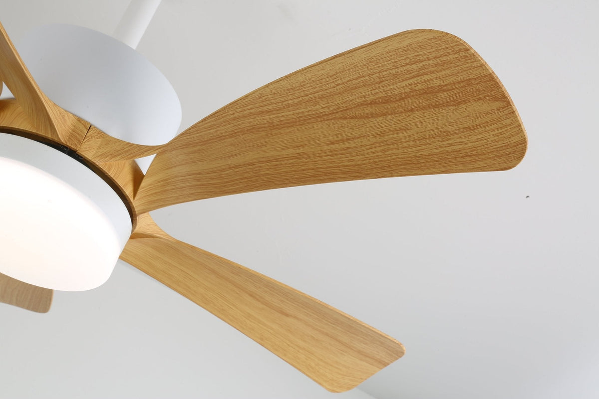 Plafonnier Ventilateur Sylven Moderne en ABS