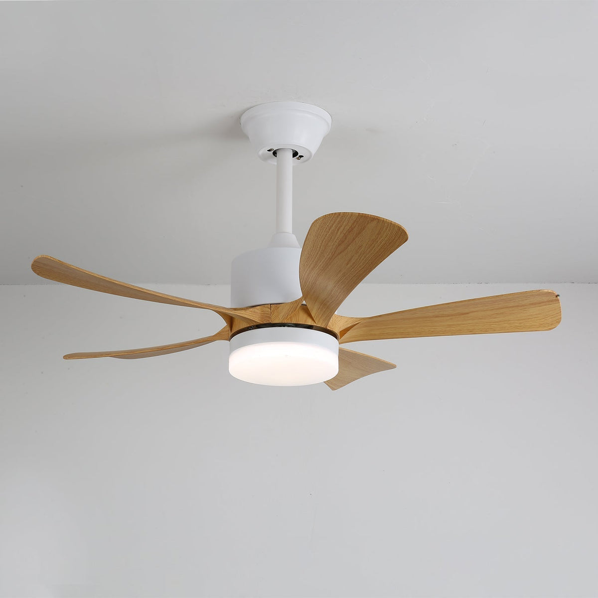 Plafonnier Ventilateur Sylven Moderne en ABS