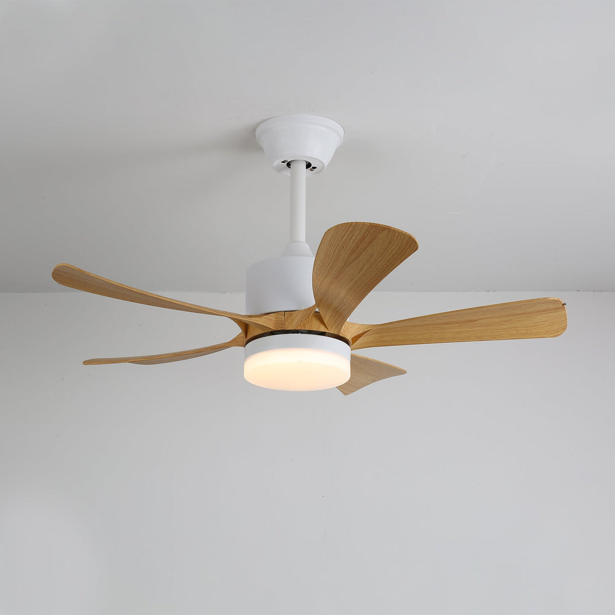 Plafonnier Ventilateur Sylven Moderne en ABS