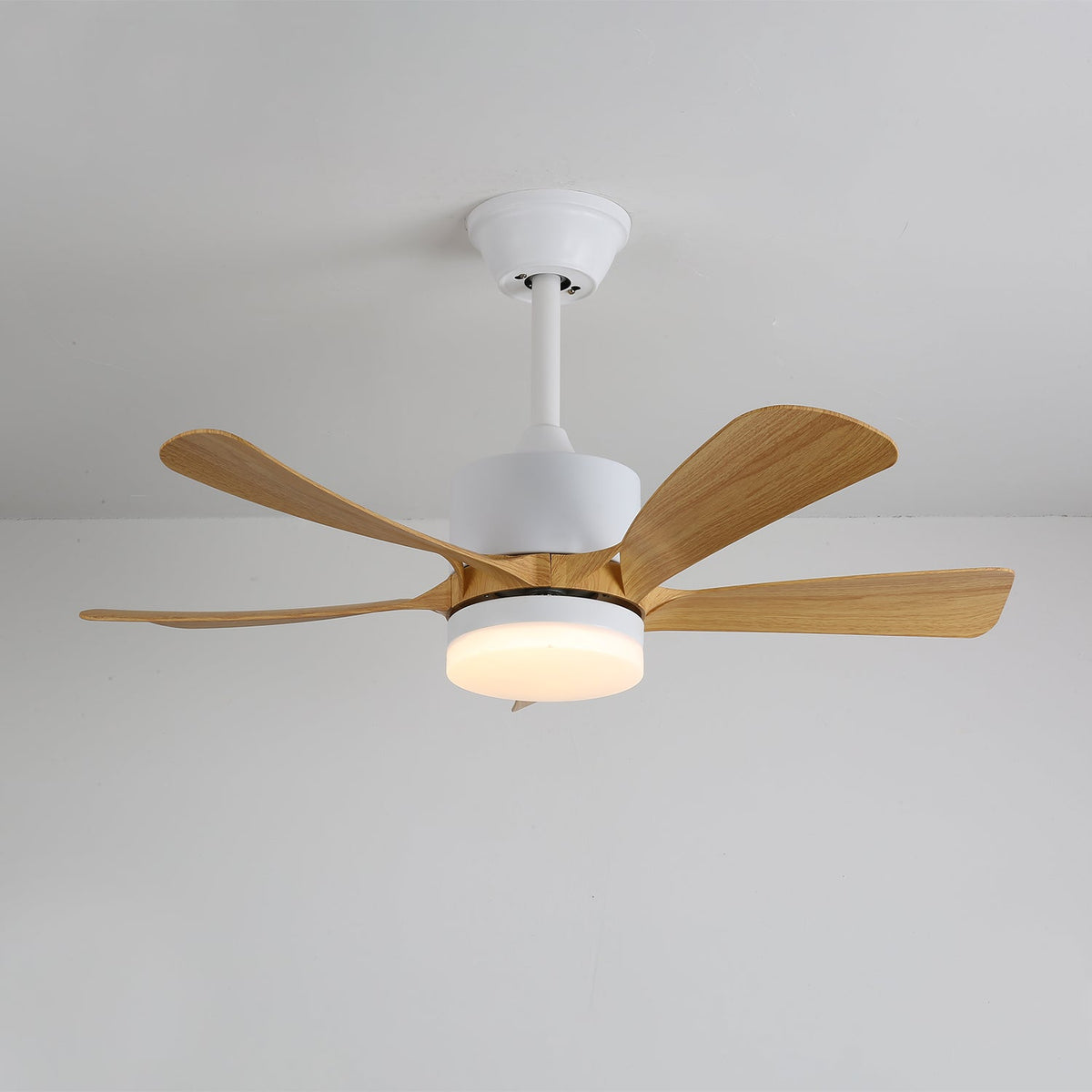 Plafonnier Ventilateur Sylven Moderne en ABS
