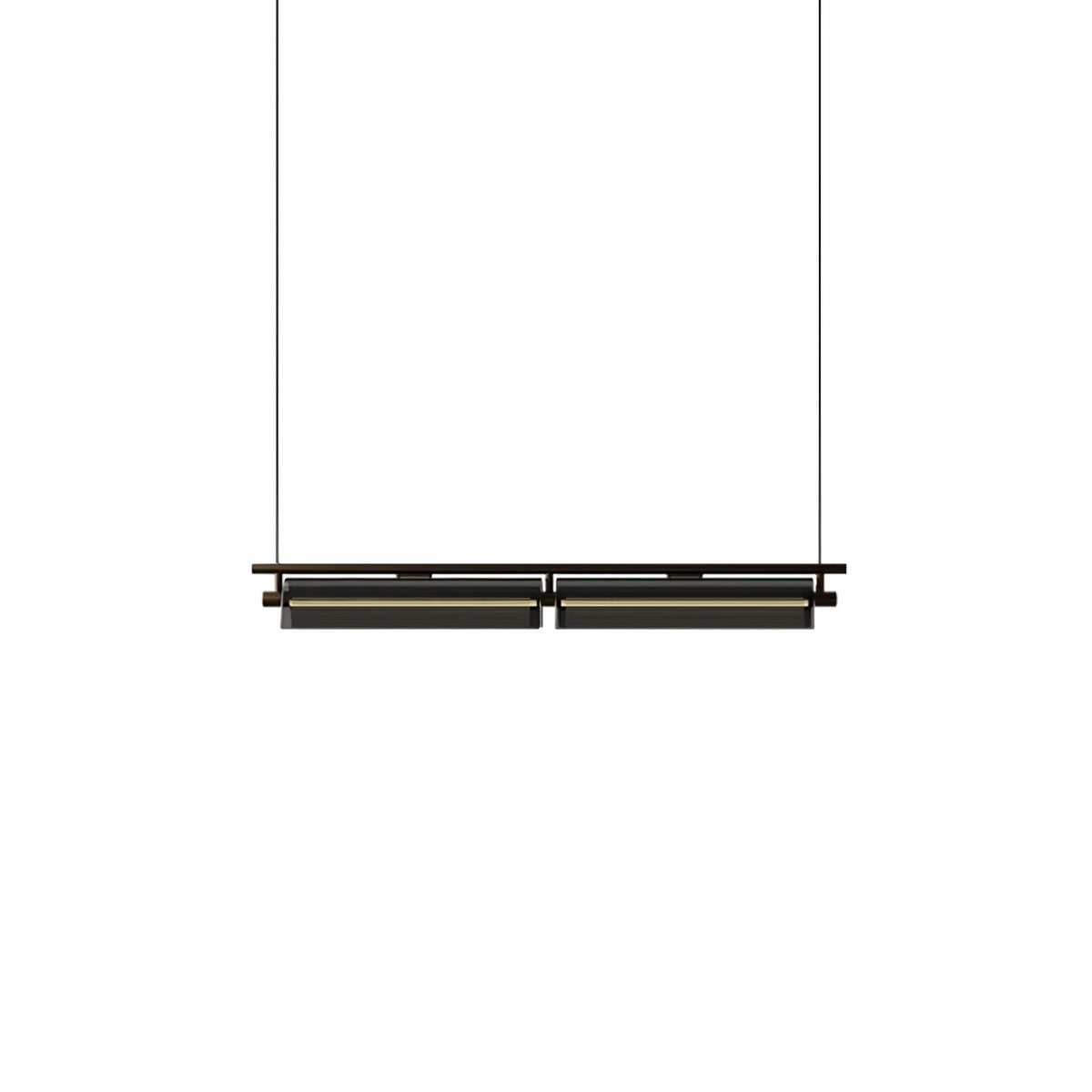 Lustra Lustre Verre Fumé Moderne
