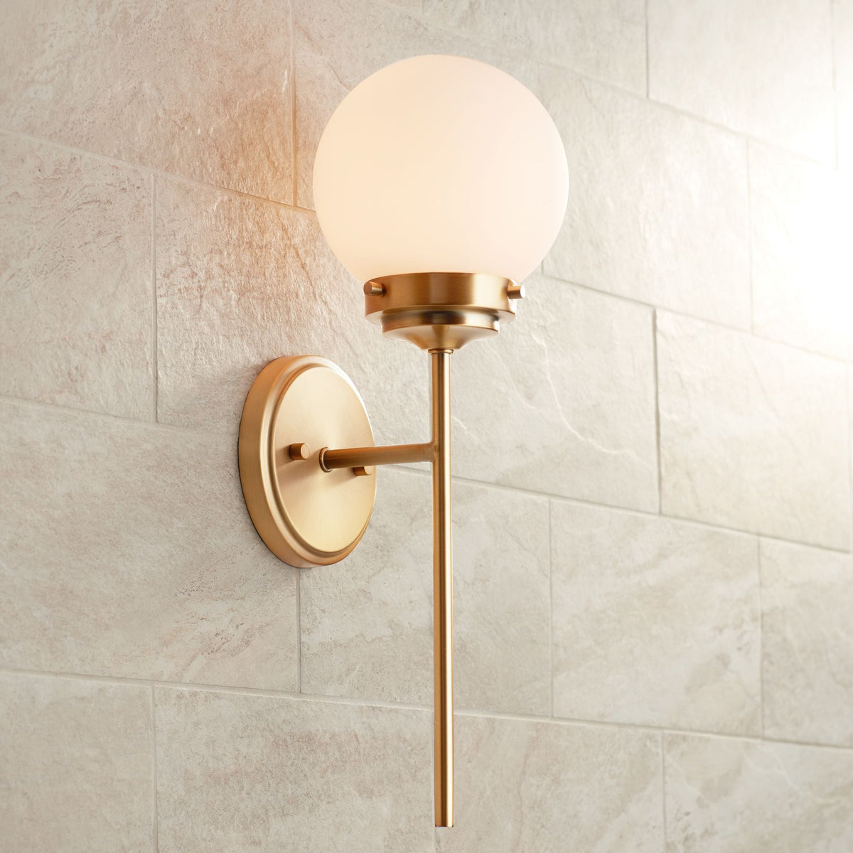 Waegnuvyh Moderne Minimaliste Laiton Verre Applique Murale
