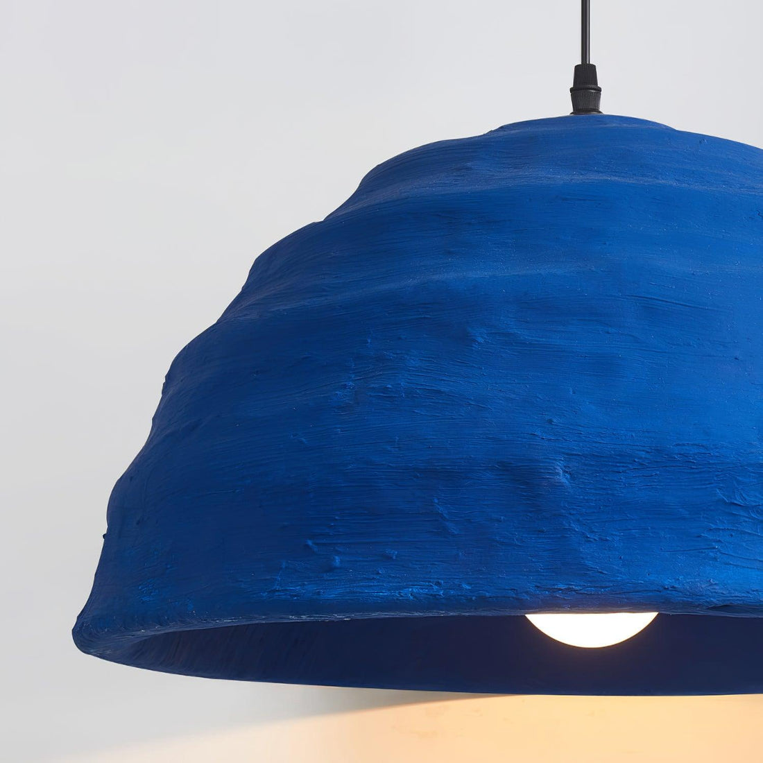 Lemon Suspension Avec Abat-jour en Polystyrène Bleu Style Urbain Industriel