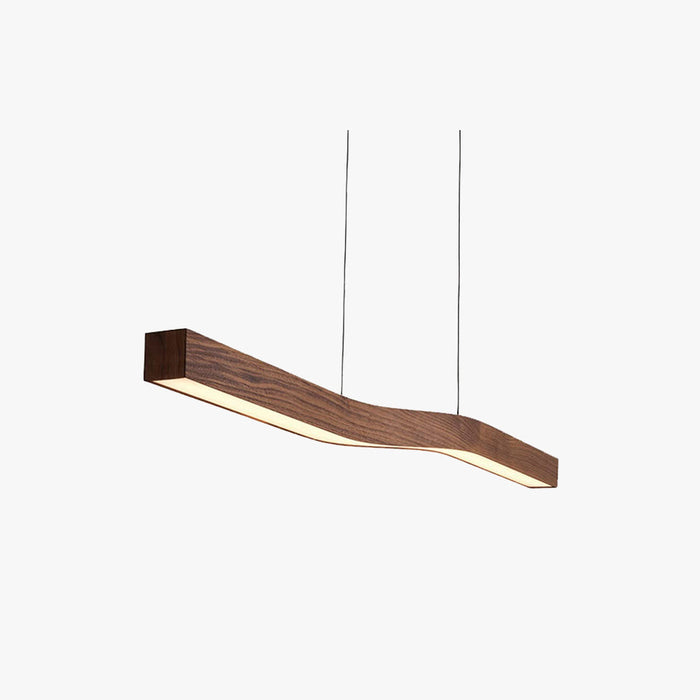 Ylen Suspension Nordique en finition couleur noyer pour salon
