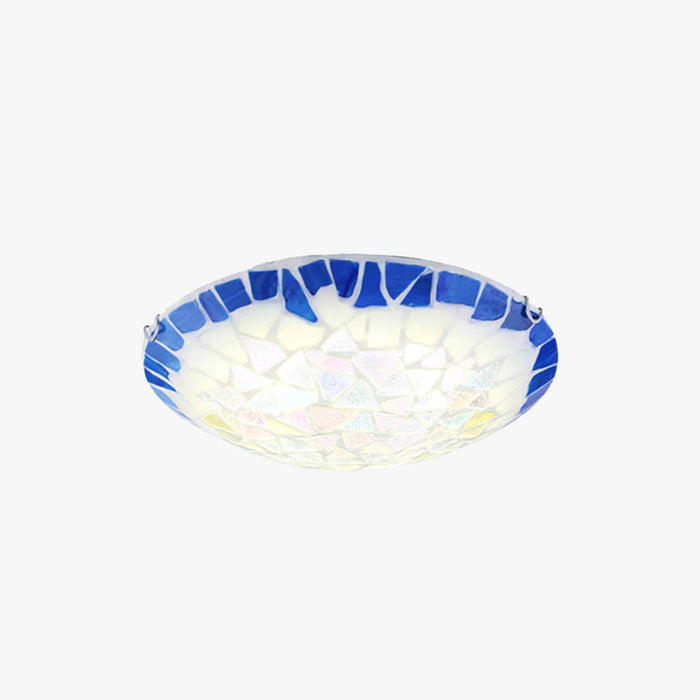Tiffany Vintage Blanc Verre/Métal Chambre À Coucher