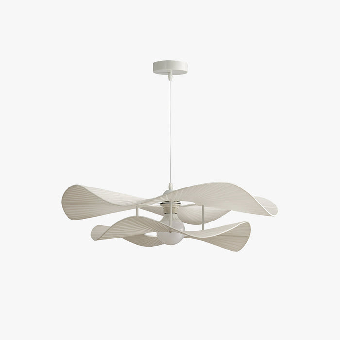 Saku Moderne LED Suspension Métal Tissu Salon