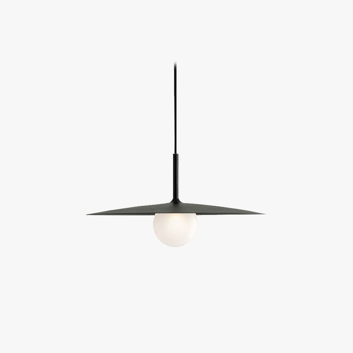 Arisha Suspension Dôme Moderne, Métal /Verre, Noir/Blanc/Grise, Chambre