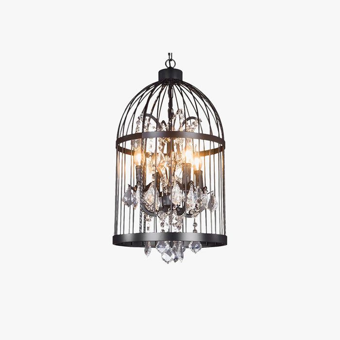 Arisha Industrie LED Suspension Noir Blanc Métal Chambre à coucher