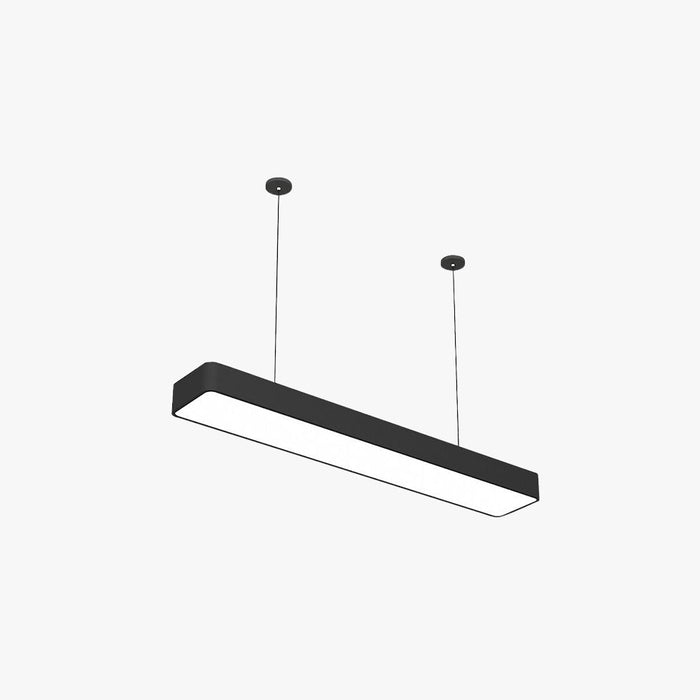 Noar Moderne Suspension Rectangulaire Noire