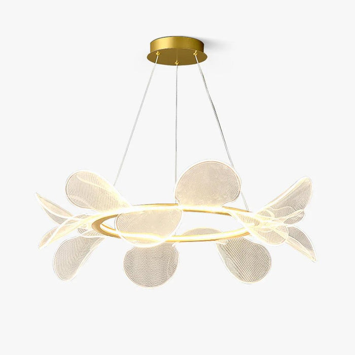 Lustra Lustre Bain Fleurs Volantes Acrylique