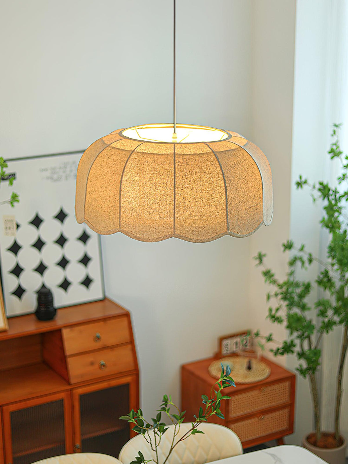 Solacen Suspension Tissu Rustique