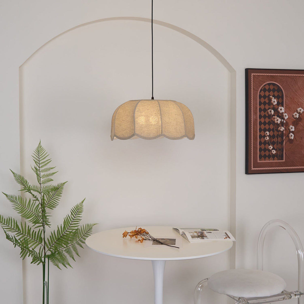 Solacen Suspension Tissu Rustique