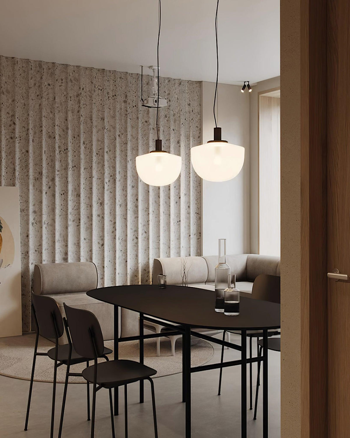 Lume Suspension Verre Minimaliste