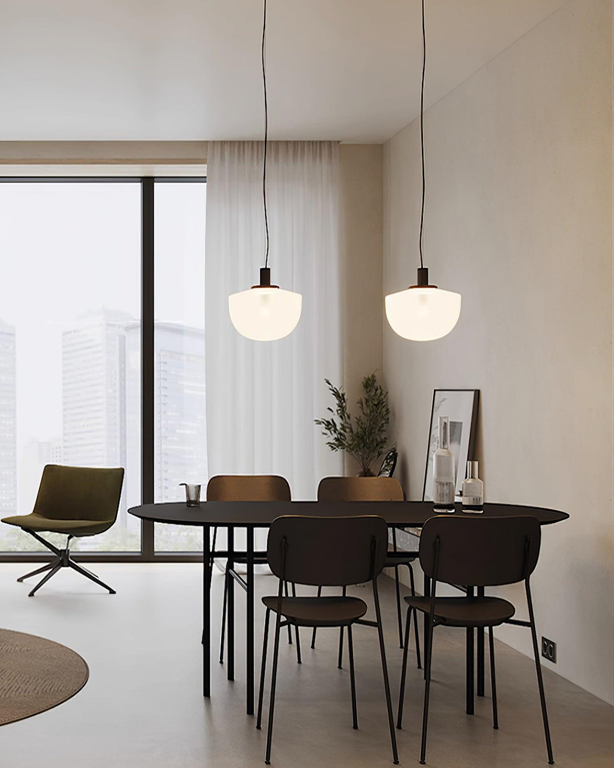 Lume Suspension Verre Minimaliste