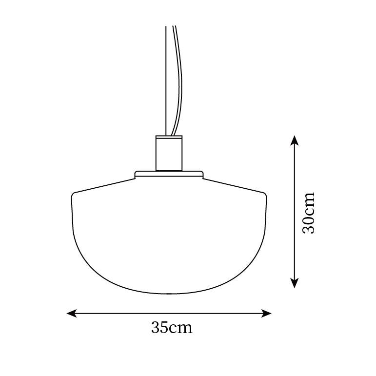 Lume Suspension Verre Minimaliste