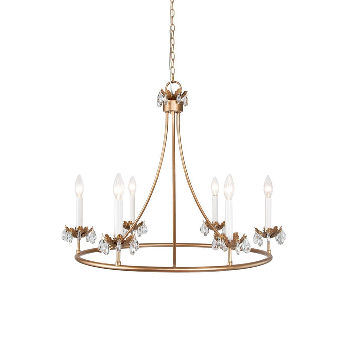 Yrvuvyh Ancien Industriel Luxe Laiton Cristal Lustre