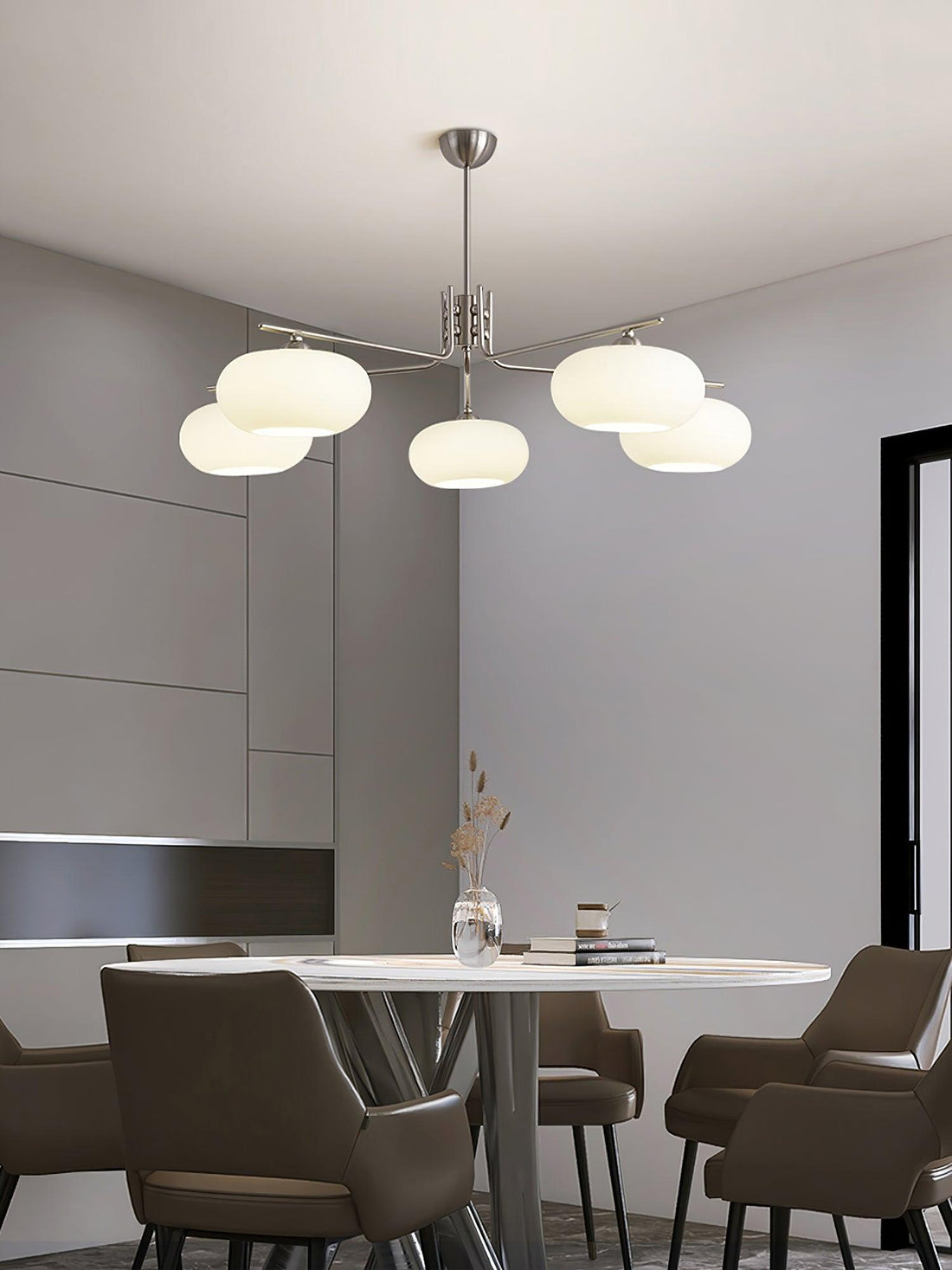 Lustra Lustre Industriel 5-Luminaires Moderne