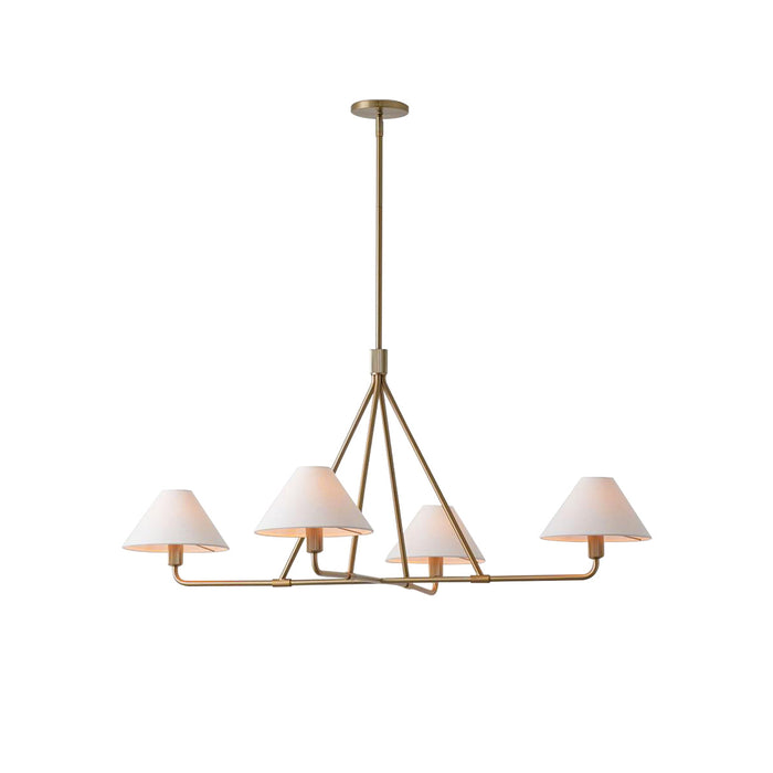 Ornuvyh Ancien Industriel Métal Tissu Lustre