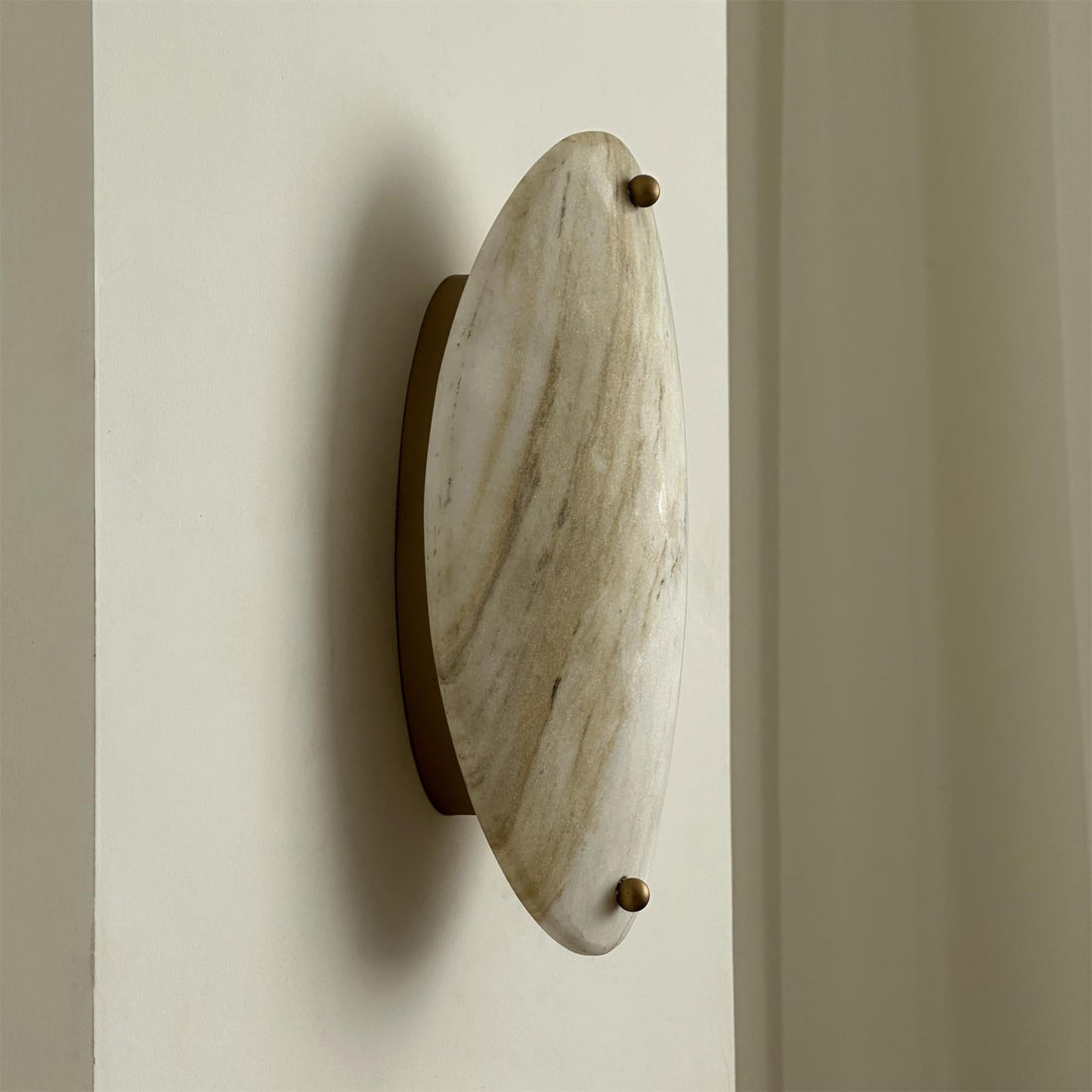 Yrvuvyu Moderne Minimaliste Albâtre Marbre Applique Murale