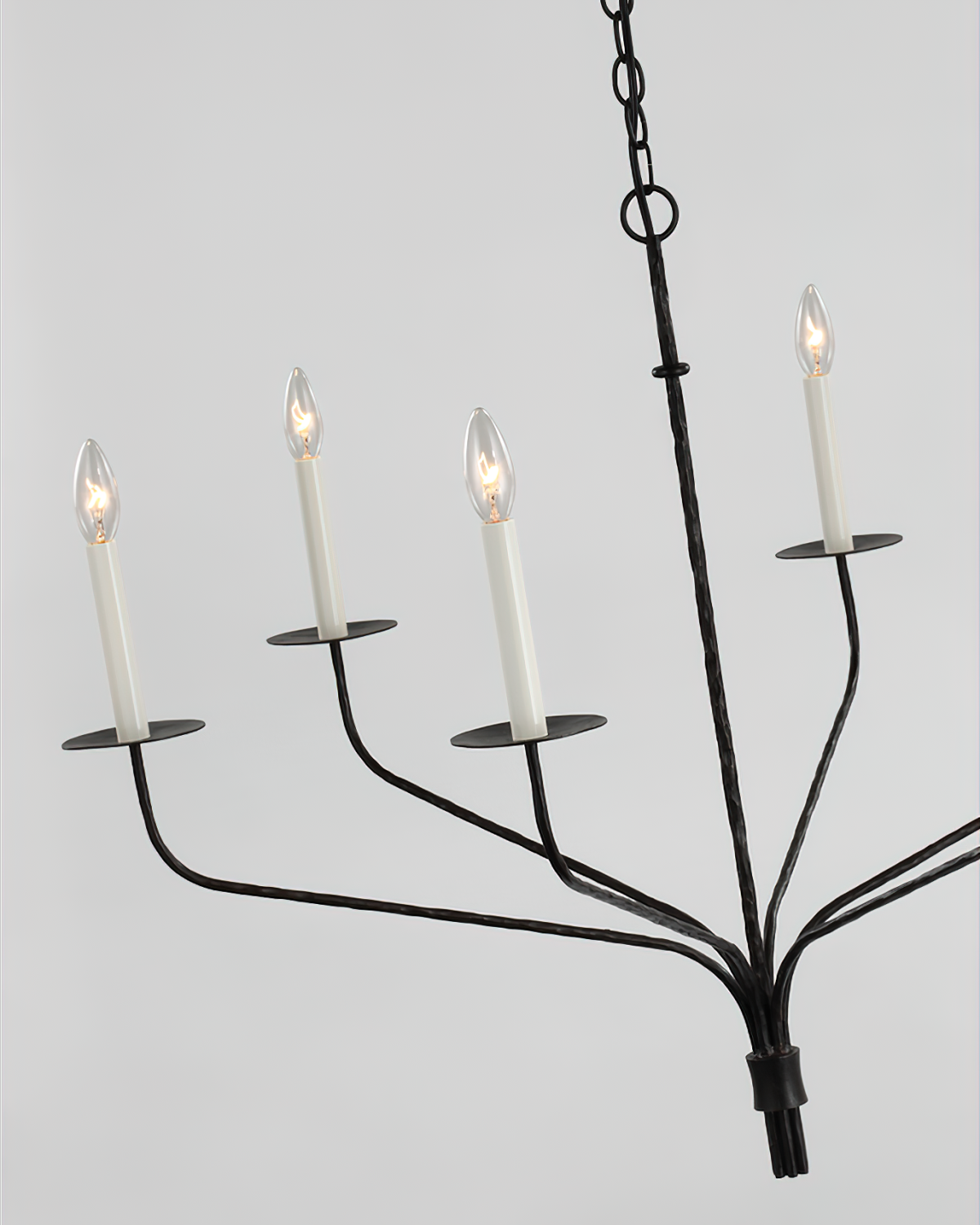 Belfair Lustre Métal Moderne Grand