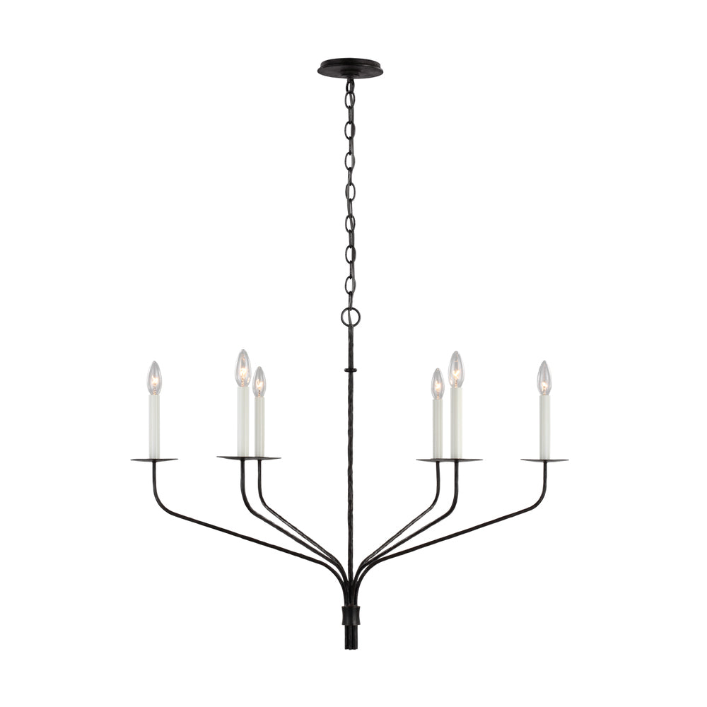 Belfair Lustre Métal Moderne Grand