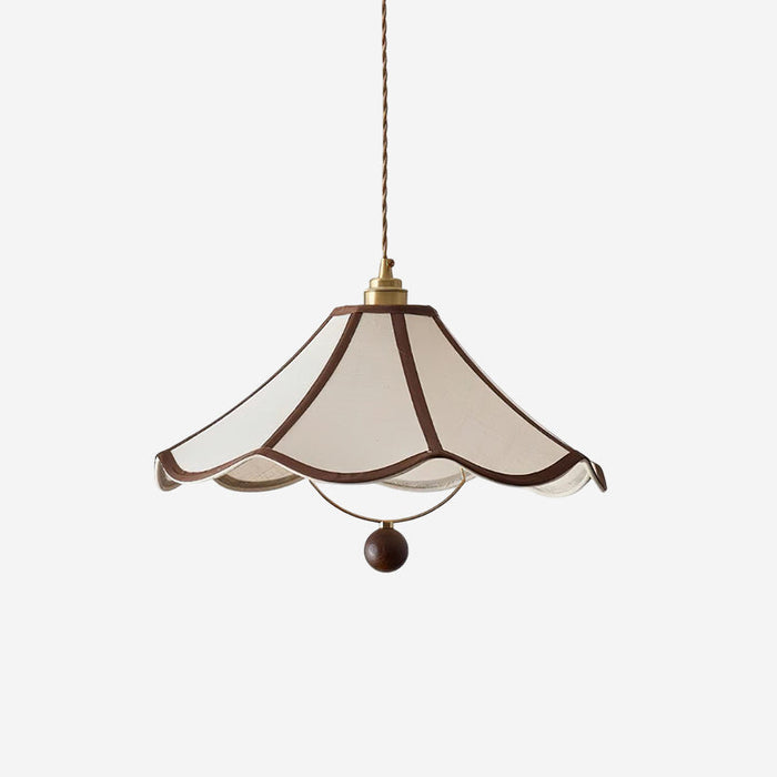 Bellaria Lampe Suspension Vintage à Bords Festonnés