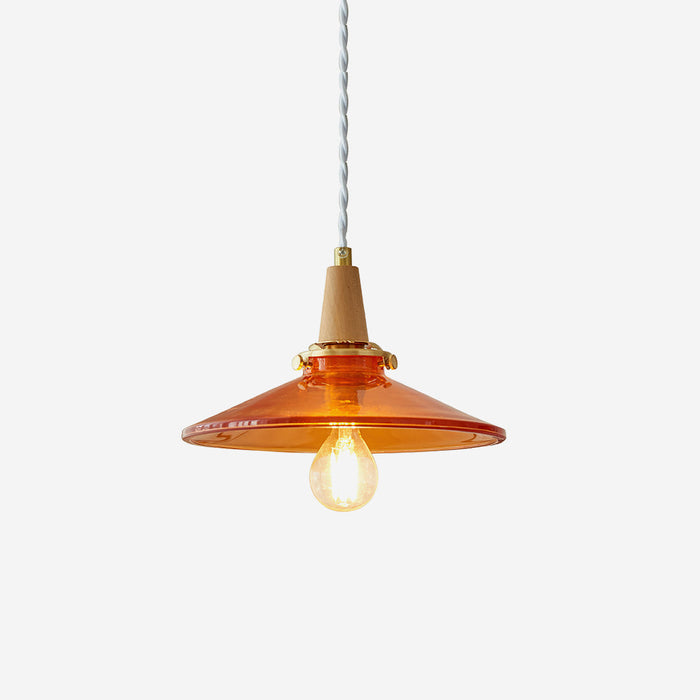 Benra Suspension Orange Verre Scandinave