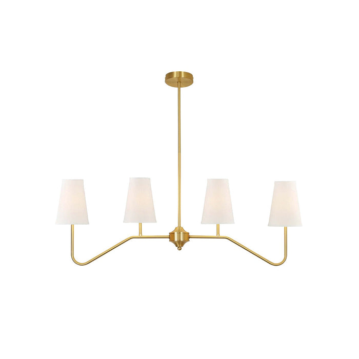 Avvenora Suspension Vintage Industrielle en Laiton et Tissu