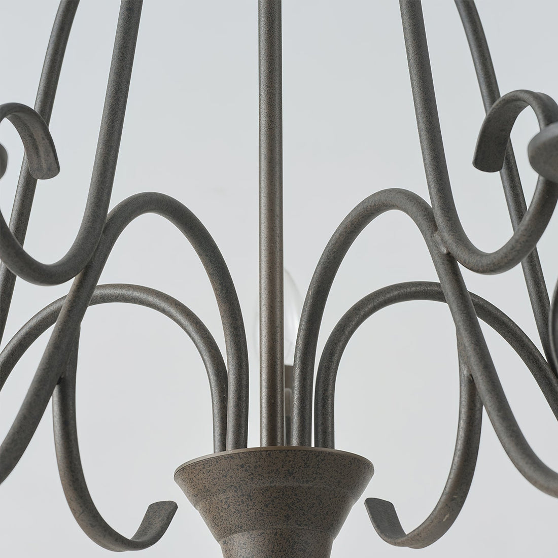 Dvaluvyu Ancien Industriel Métal Lustre