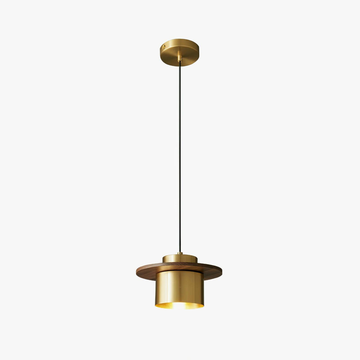 Aurora Lustre Suspendu Industriel En Laiton