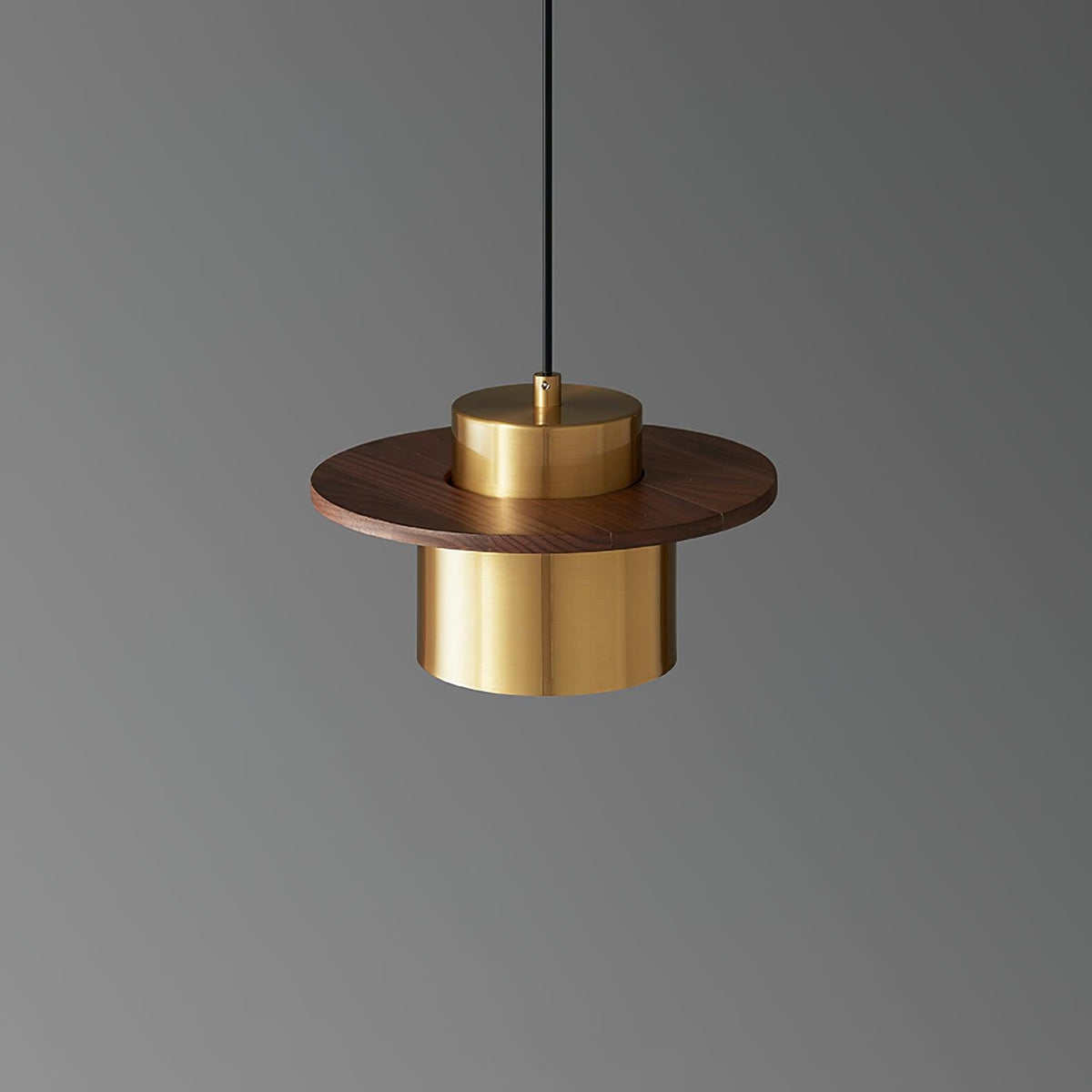 Aurora Lustre Suspendu Industriel En Laiton