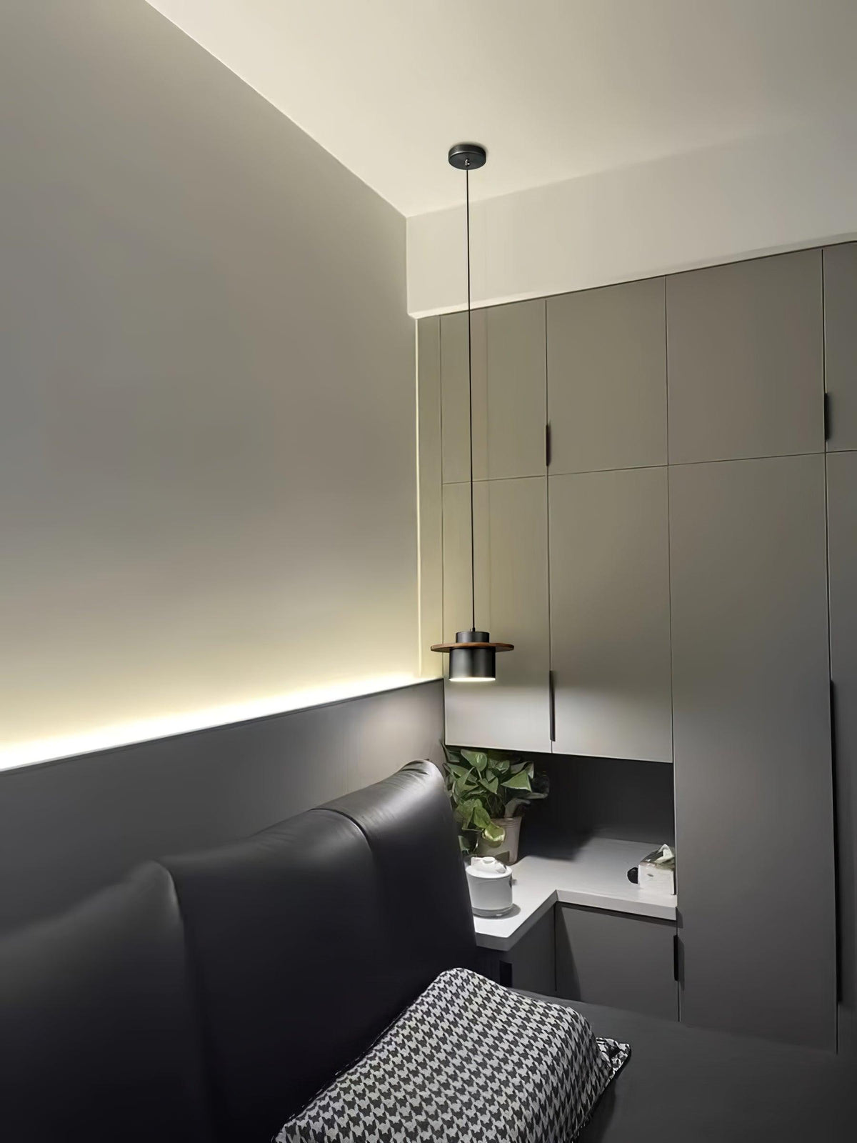 Aurora Lustre Suspendu Industriel En Laiton