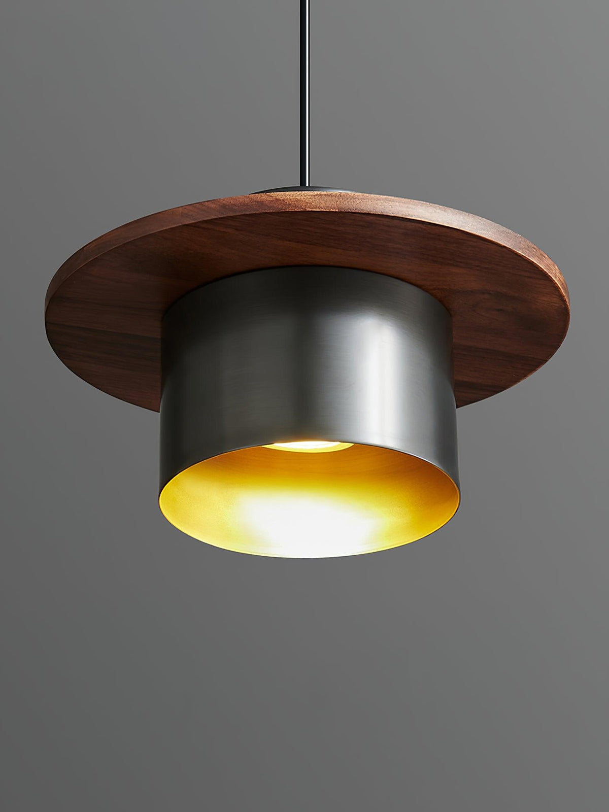 Aurora Lustre Suspendu Industriel En Laiton