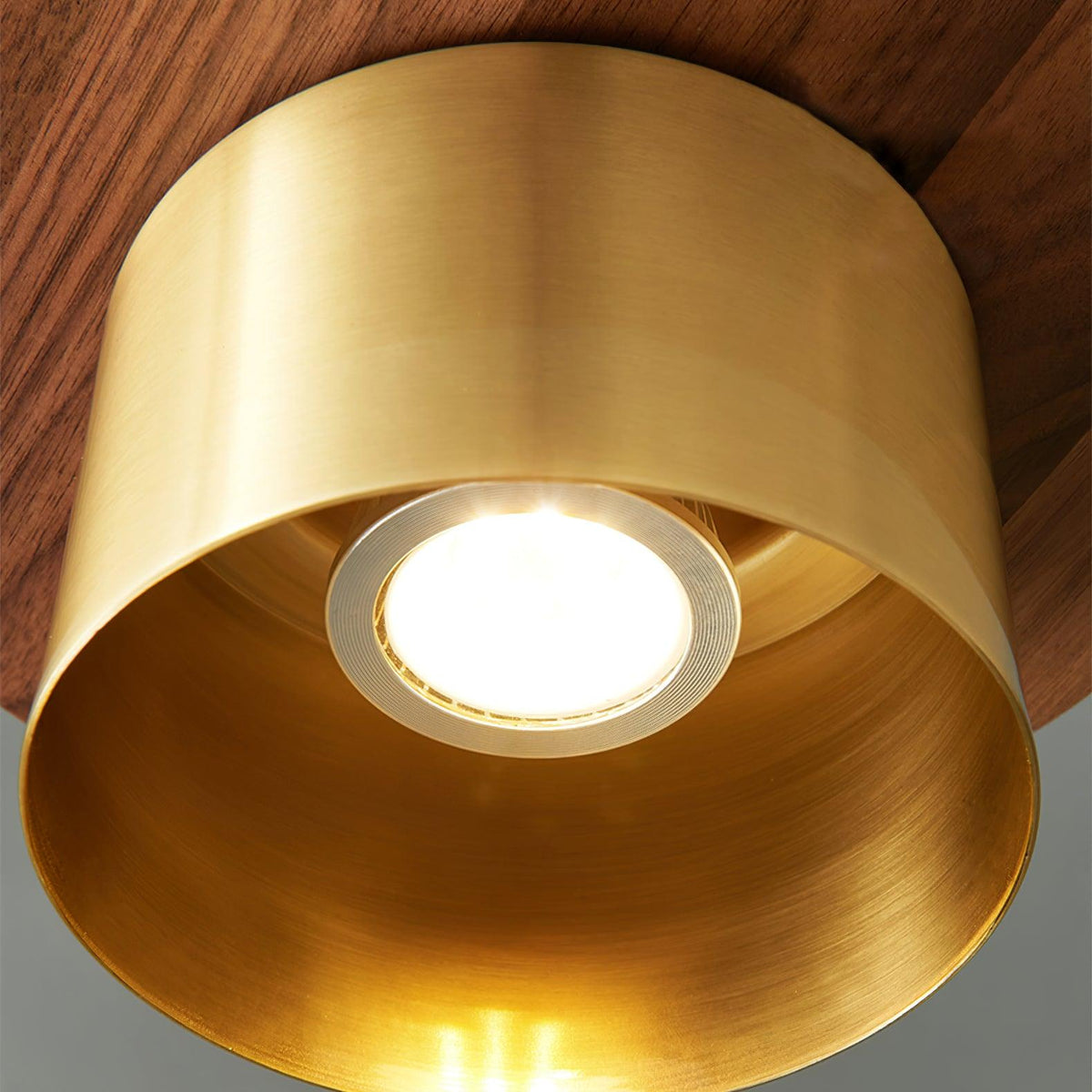 Aurora Lustre Suspendu Industriel En Laiton