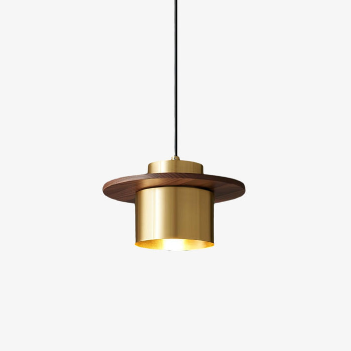 Aurora Lustre Suspendu Industriel En Laiton
