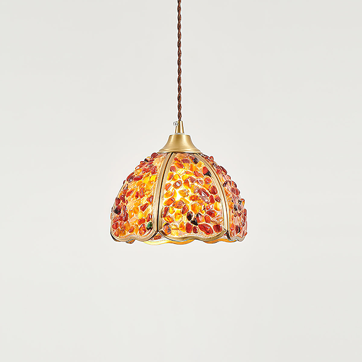 Beryl Suspension Vintage en Laiton