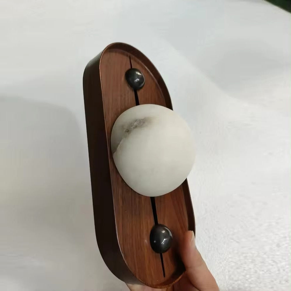 Gloruvyu Individuel Créativité Métal Albâtre Applique Murale