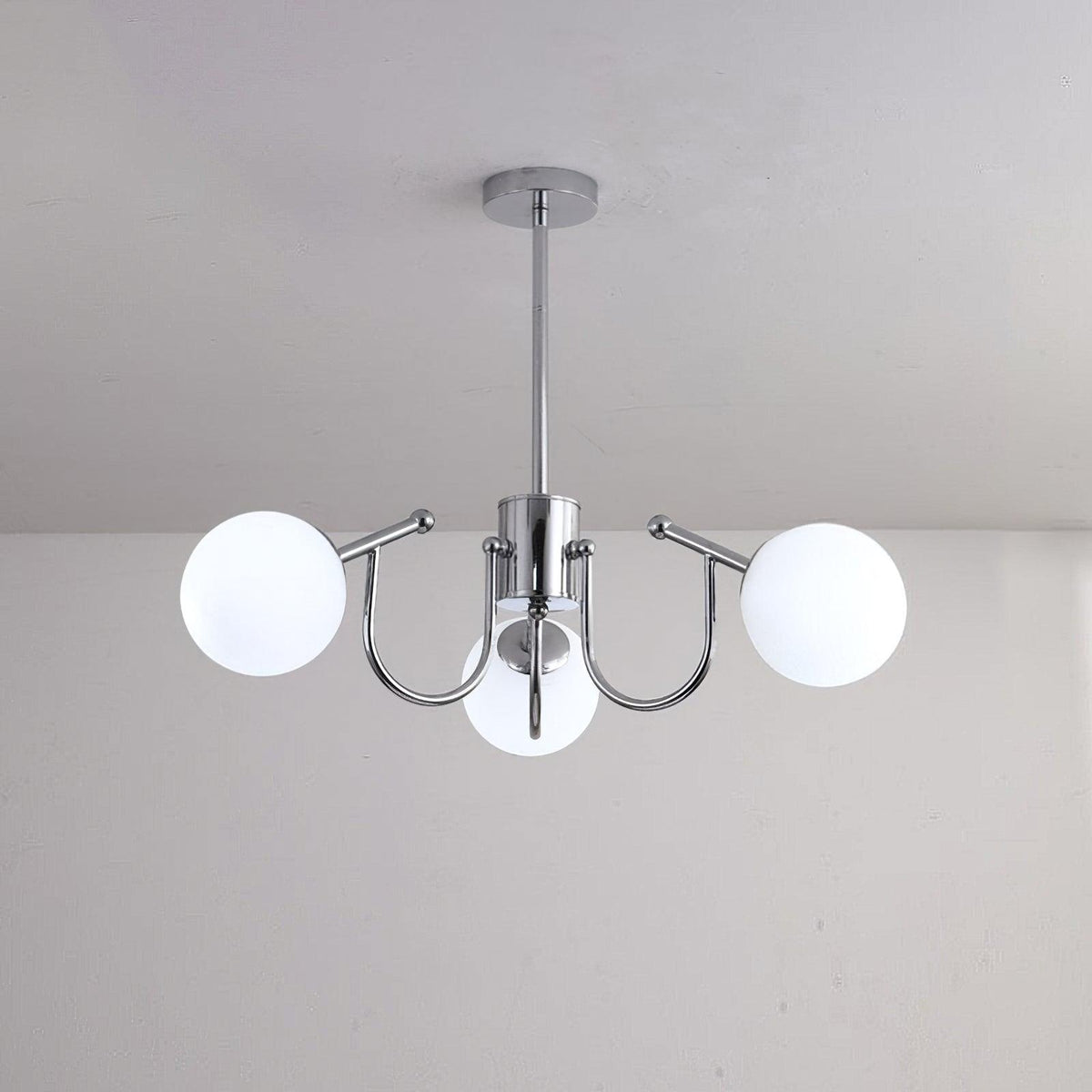 Aurora Lustre Globe en Chrome Moderne